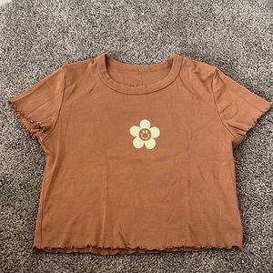 Pacsun Brown Tee S
